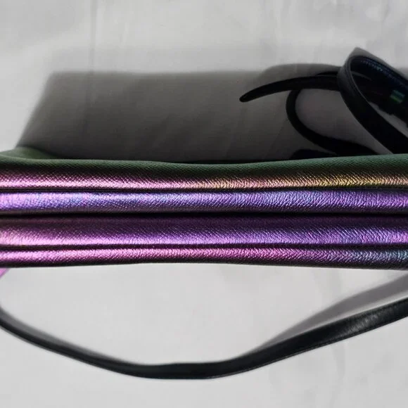 Rare Coach Crosby Iridescent Leather Crossbody Bag - Picture 3 of 8